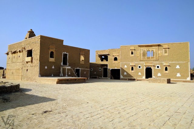 The house of the village head (right), Kuldhara village