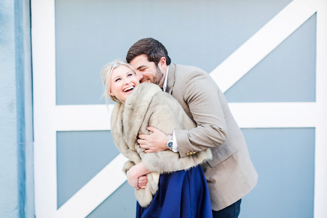 A Sunny Winter Engagement Session in Downtown Annapolis with Lauren and Zach by Heather Ryan Photography