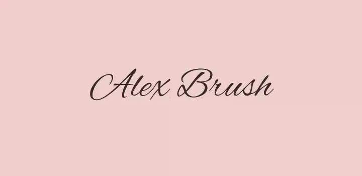 alex brush top cursive fonts for microsoft word users on canva