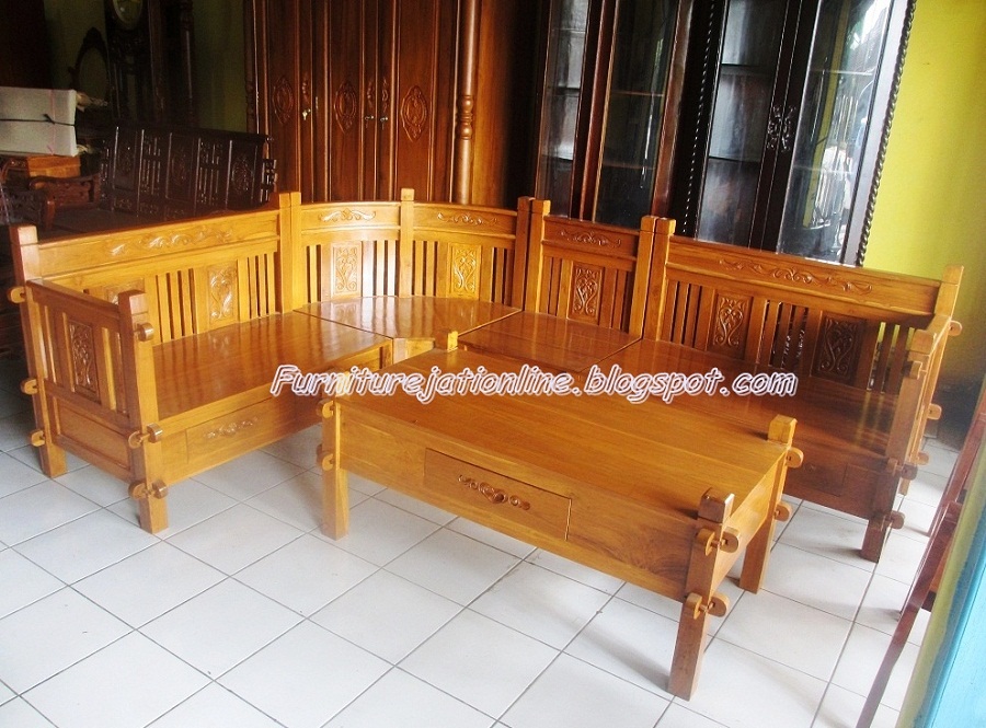  Kursi  Sudut  Jati  Furniture Jati 