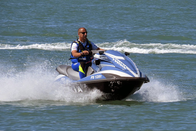 Moto d'acqua Yamaha FX High Output, Polizia di Stato PWC, port of Livorno