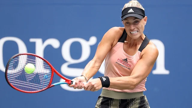 Angelique Kerber em ação no US Open