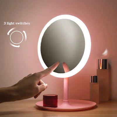 Makeup Mirror with Touch Light
