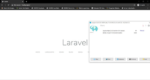 Menjalankan Laravel dengan Laragon