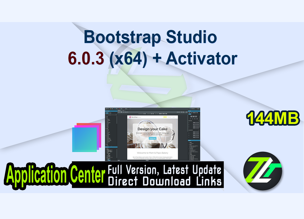 Bootstrap Studio 6.0.3 (x64) + Activator