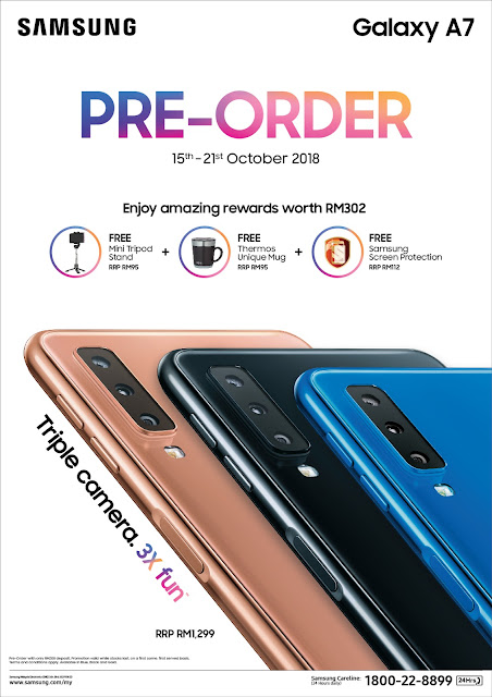 Get Up to RM302 Worth of Amazing Rewards When You Pre-order the Samsung Galaxy A7