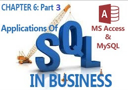 business applications of SQL in MS Access and MySQL 