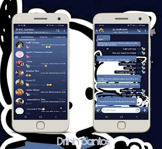 Blue Teddy Bear Theme For YOWhatsApp & Fouad WhatsApp By Driih Santos