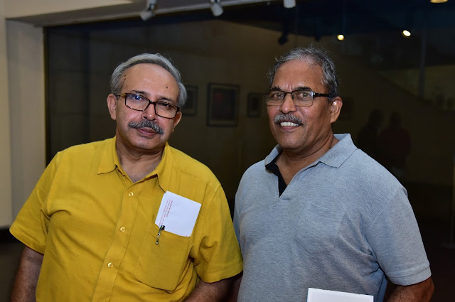 Artist Anand Moy Banerjee with Duttatraya Apte