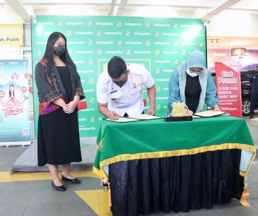 Pemko Medan-Tokopedia Tandatangani Kesepakatan Bersama Pengembangan Ekonomi Digital