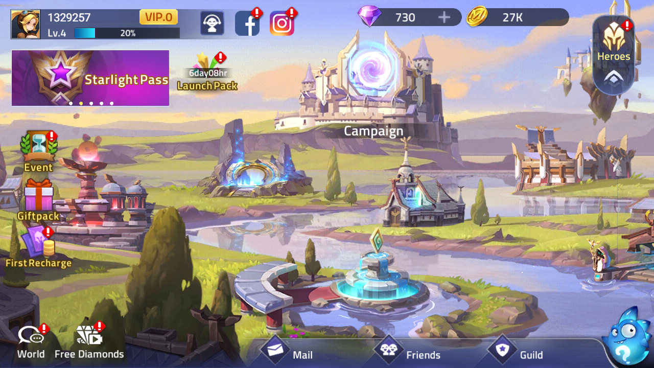 Total Size Game Mobile Legends Adventure MLA ML Kok Adventure