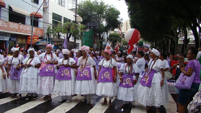 A mulherada tomou conta das ruas de Salvador