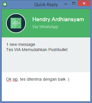 Menampilkan Notifikasi Android di Layar Monitor PC atau Laptop