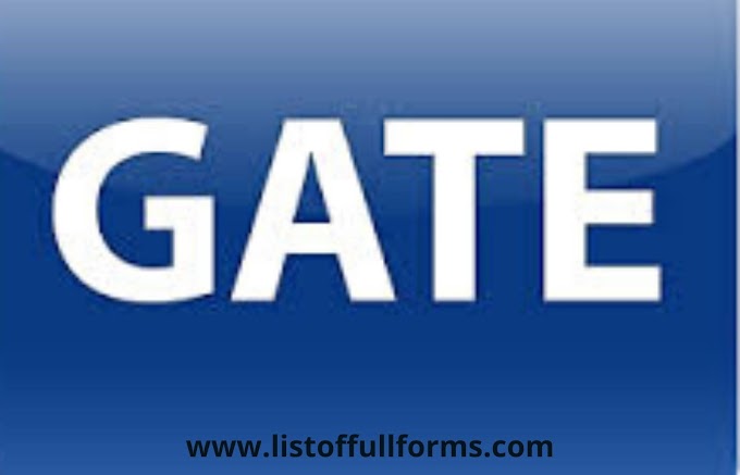 GATE full form