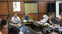 Dandim 0410/KBL Kolonel Inf Romas Herlandes Menghadiri Rakor Pelaksanaan Karya Bhakti
