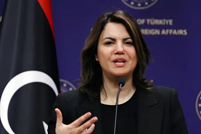 A Ministra das Relações Exteriores da Líbia, Najla Mangoush | Adem Altan/AFP