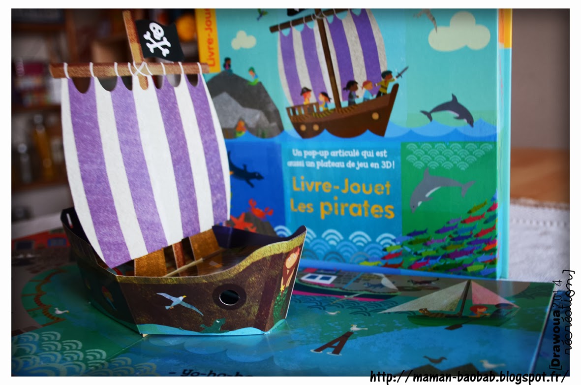 Les pirates livre jouet de Corina Fletcher et Britta Teckentrup Une courte histoire tout introduit le jeu au dos d un tr¨s superbe plateau de jeu avec