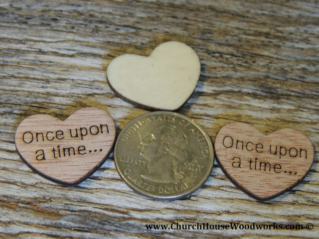 Once Upon A Time Wood Heart Confetti For Rustic Weddings, Barn Weddings, Country Weddings, Farm Weddings, Wood Weddings, Forest Weddings