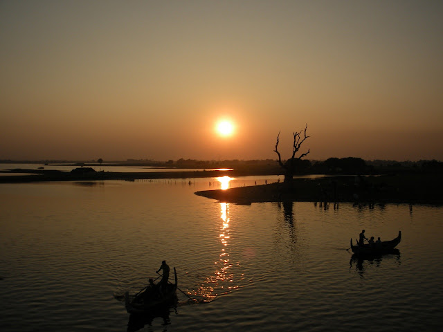 u bein bridge sunset