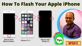 How do you hand flash an iPhone