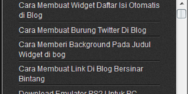 Cara Membuat Daftar Isi Otomatis di Blogger