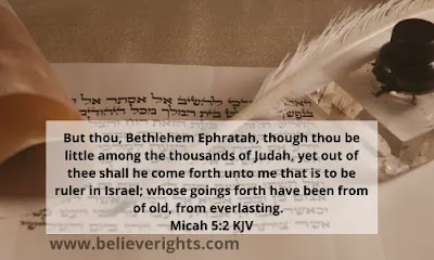 Old Testament Prophecies about Jesus Christ and their Fulfillment