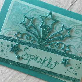 Sparkle Love and Star Blas Edgelit Die from Stampin' Up!