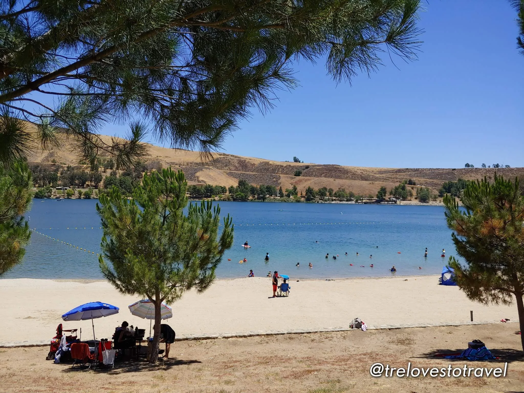 How to get to Castaic Lake California