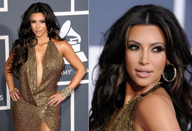 makeup <b>kim kardashian hair</b>