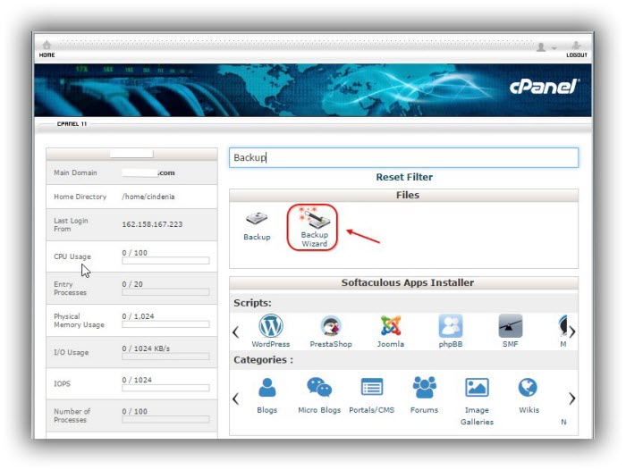 cPanel-backup-wizard
