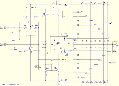 800W high power mosfet amplifier