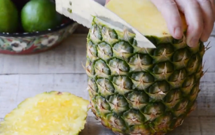 If refrigerated, place the pineapple in a plastic bag. If you want to freeze it, peel it first.