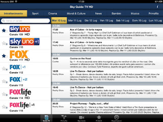 Sky Guida TV HD si aggiorna alla vers 1.1