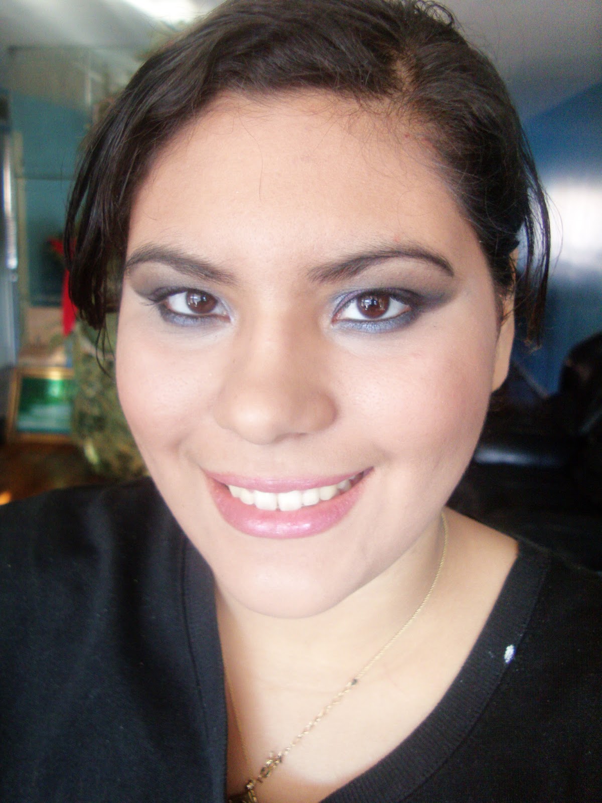 Wedding Makeup Looks Smokey Eyes  : Stephenie ( Natural Bridal Makeup + Blue Smokey Silver eye Look