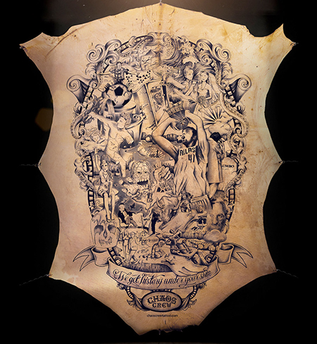 Tatto Picture on Rea Visual Chaos Crew Tattoo The Tattooed Poster