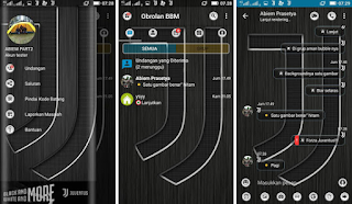 BBM Mod Juventus Black and more V3.3.1.24 Apk [BBM JJ Black and more Apk]