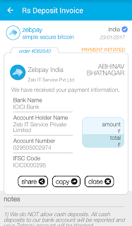 Zebpay, Bitcoin, Exchange, Wallet, App, Playstore, Appstore, Invoice, payment, neft,rtg,imps