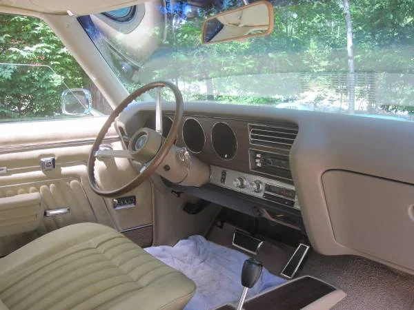 Interior, 1970 Pontiac GTO 455 RA