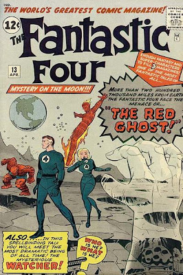 Fantastic Four #13, the Red Ghost, on the moon, Jack Kirby