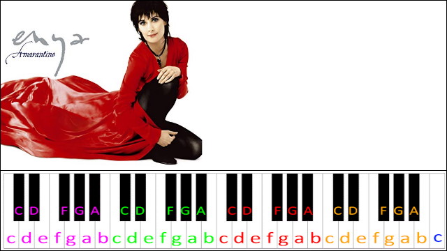 Long Long Journey by Enya Piano / Keyboard Easy Letter Notes for Beginners