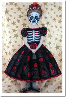 Skeleton Girl Ornament