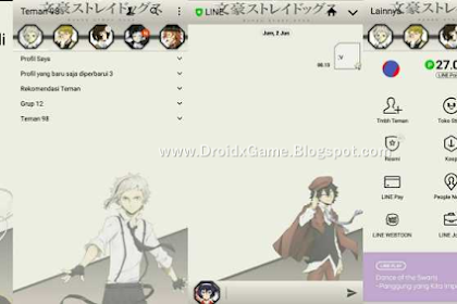 Download Tema Line Anime Bungou Stray Dogs 