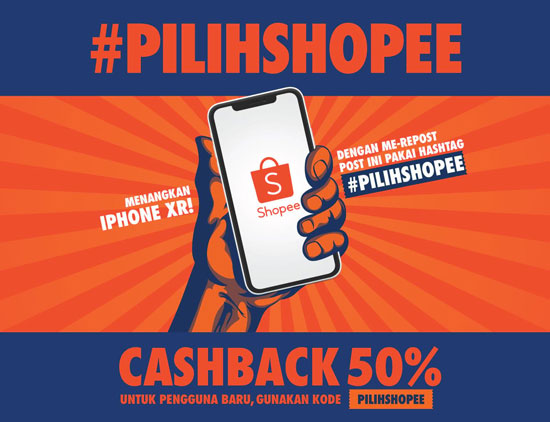 Pilihshopee, Modal Repost Bisa Dapat Iphone XR Gratis, Mau?