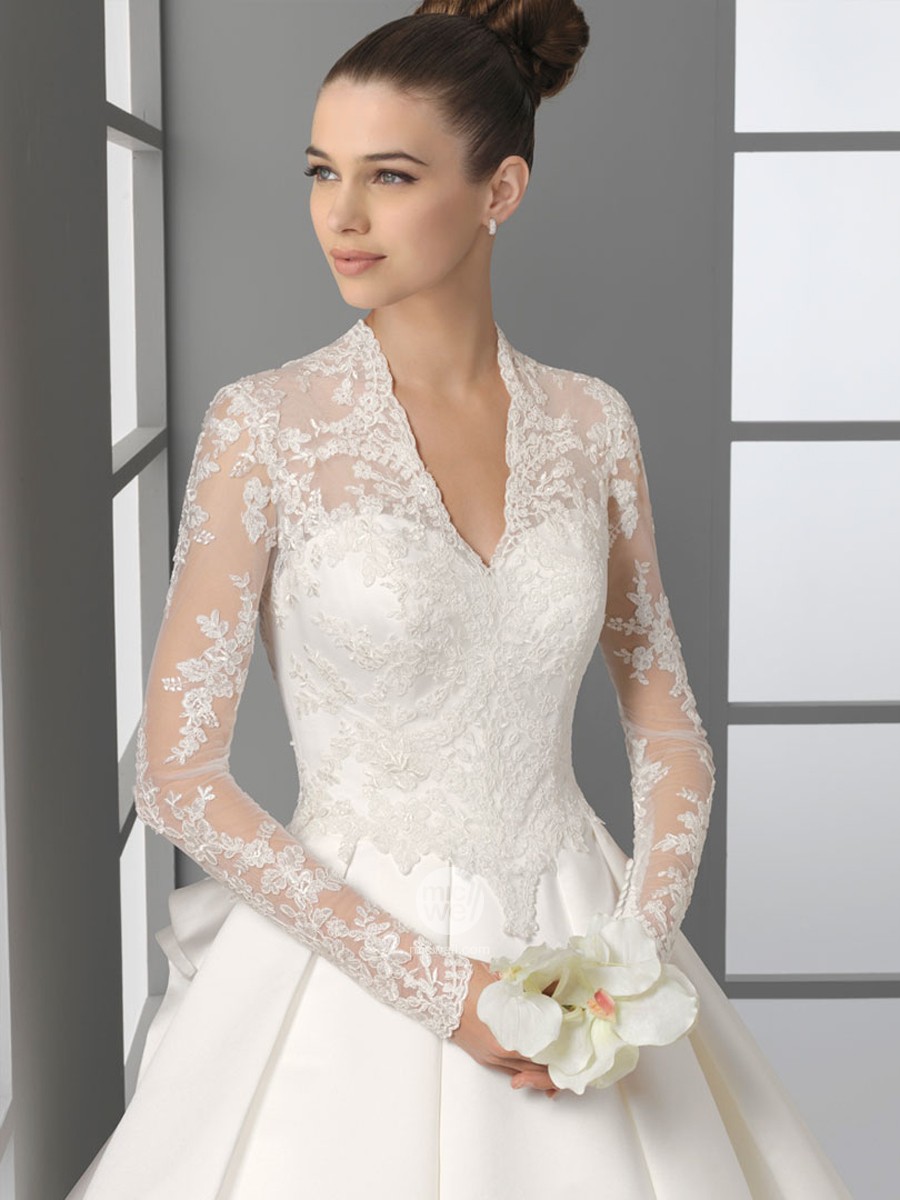 Lace Wedding Dresses with Sleeves