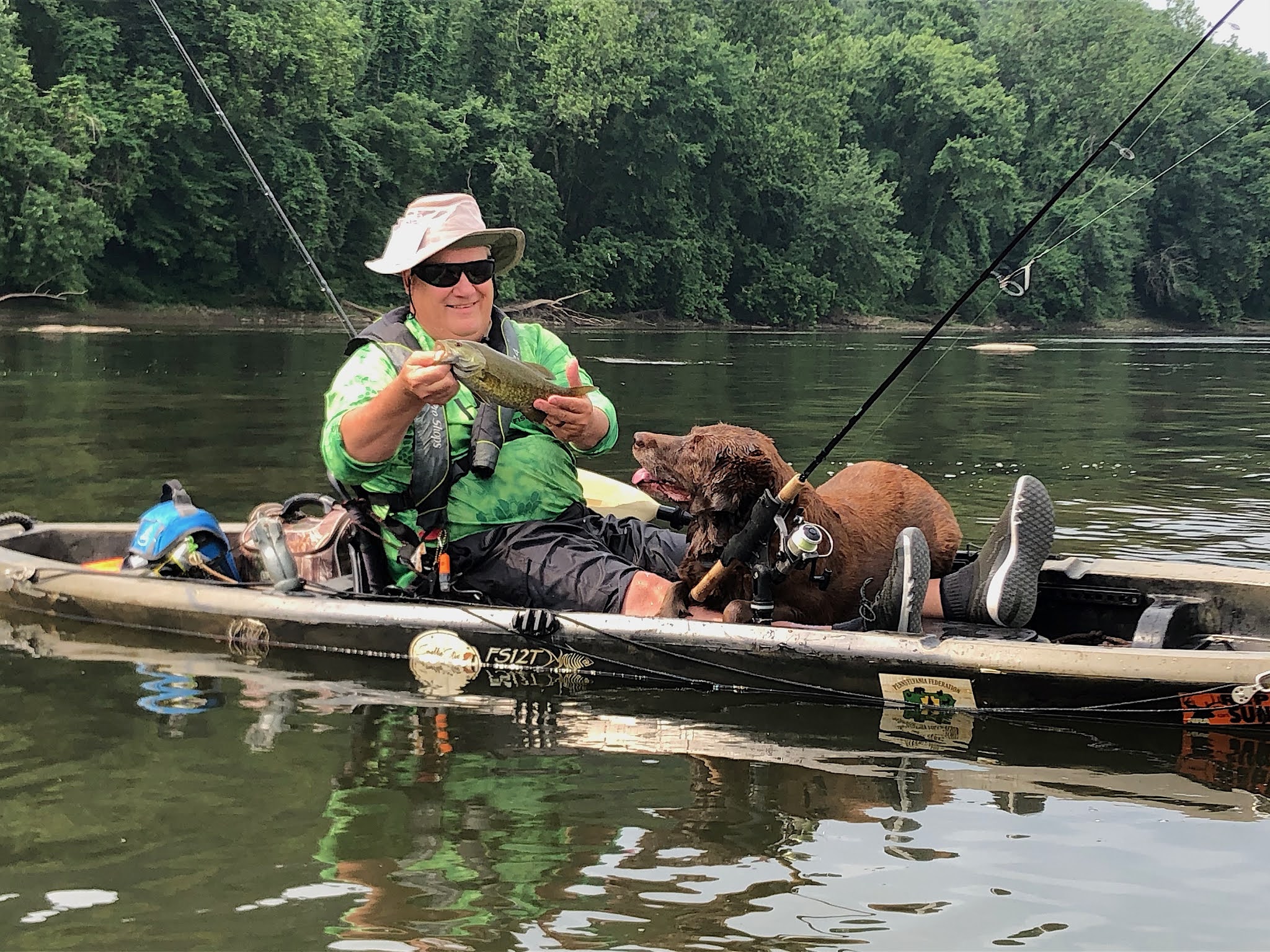 Natural Pursuit Outdoors Blog : Susquehanna by Kayak - Bass rigging and  Cat' gigging a unique experience