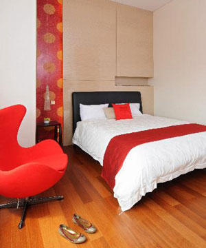 Pengaruh warna  untuk kamar  tidur Style Dweller
