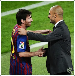 Guardiola Messi Barcelona