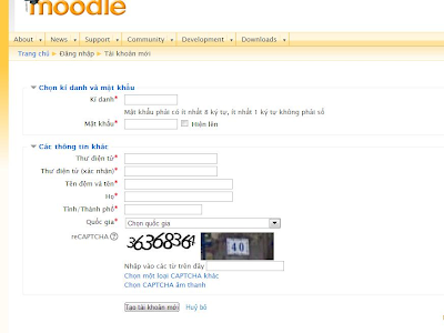 Tạo BackLink PR9 Dofollow Tại Moodle.org