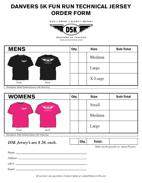 Free T Shirt Fundraiser Order Form Template