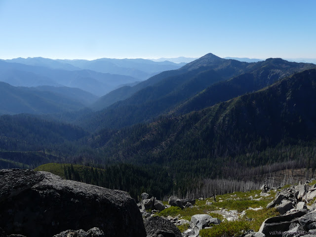 valley with a bit of a peak to the side